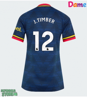 Arsenal Jurrien Timber #12 Replika Udebanetrøje Dame 2026-27 Kortærmet